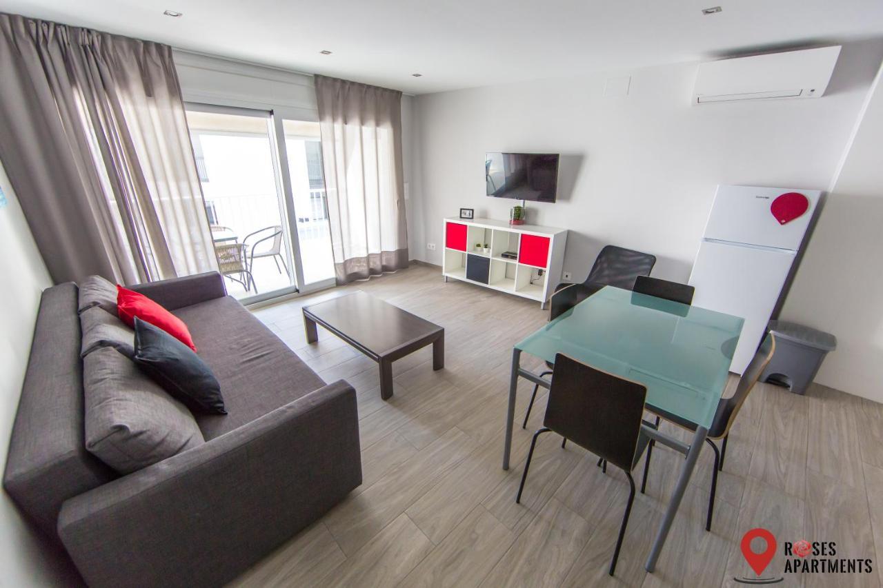 Roses Apartments 2 - Vista Mar Lateral 1Habitacion Екстериор снимка